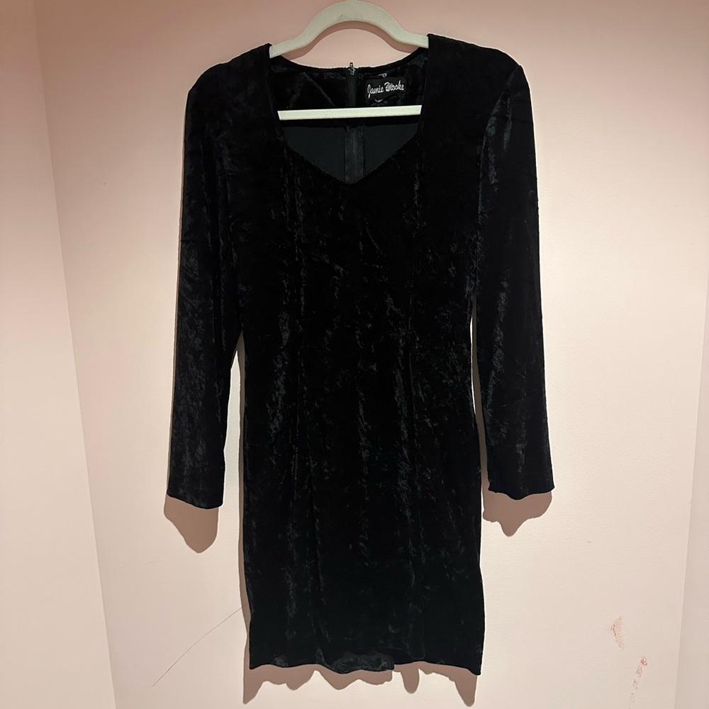 Jamie Brooke vintage 90s velvet dress - Picture 2 of 5